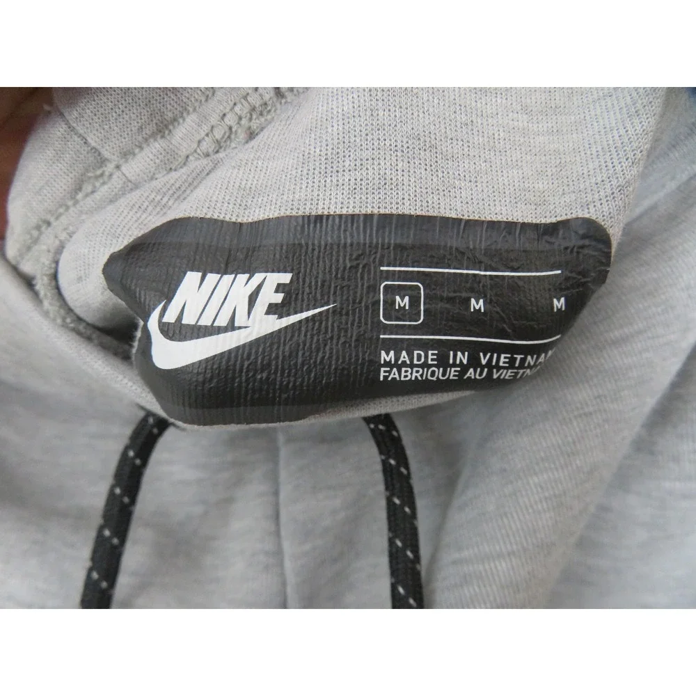 Nike Fleece Jogger Sweatpants Mens Medium Gray Zip Pocket CU4495-063 Athletic